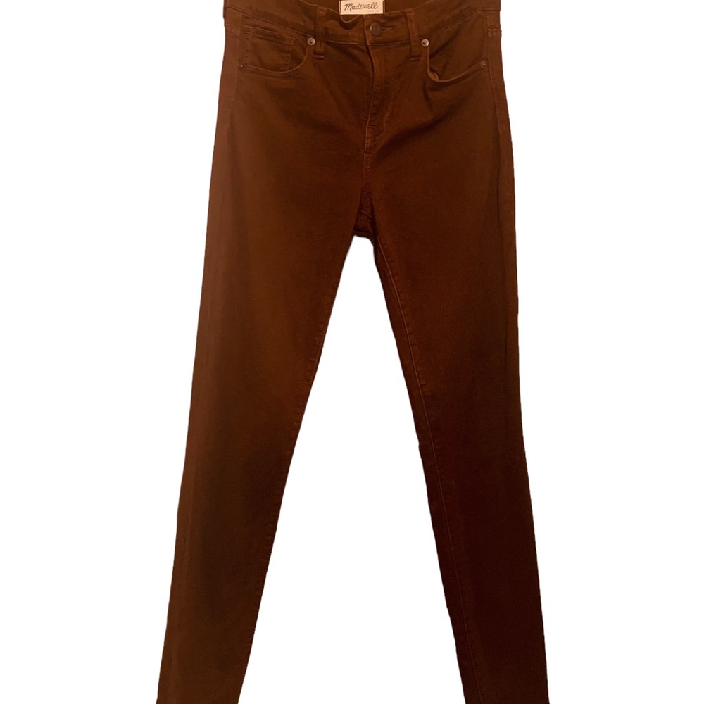 Madewell High Riser Skinny Jeans Bordeaux